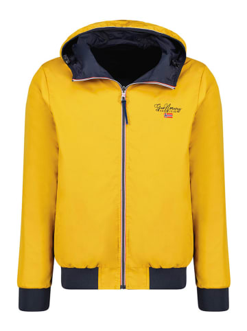 Geographical Norway Dwustronna kurtka przejściowa "Arrivial" w kolorze granatowo-żółtym
