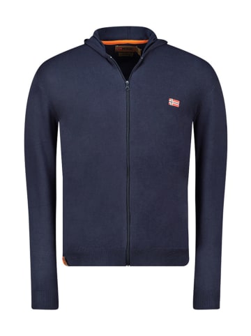 Geographical Norway Cardigan "Felinood" in Dunkelblau