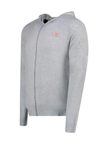 Geographical Norway Cardigan "Felinood" in Grau