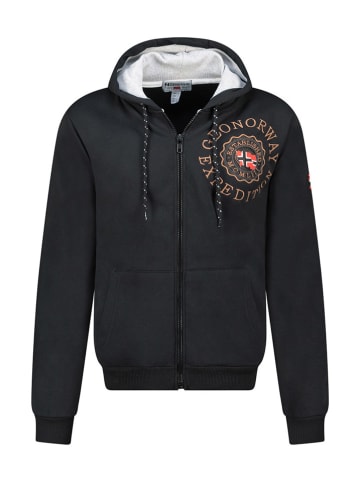 Geographical Norway Sweatvest "Geganto" zwart