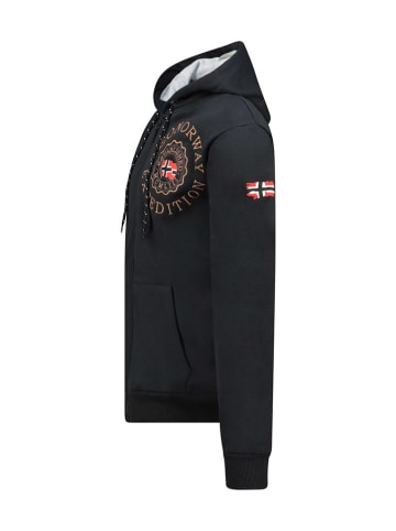 Geographical Norway Sweatvest "Geganto" zwart