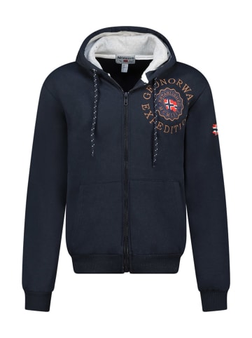 Geographical Norway Sweatjacke "Geganto" in Dunkelblau