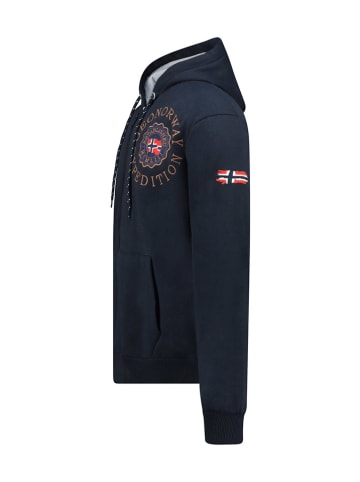 Geographical Norway Bluza "Geganto" w kolorze granatowym