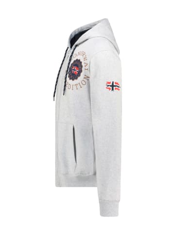Geographical Norway Sweatvest "Geganto" grijs