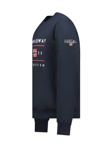 Geographical Norway Bluza "Gezolo" w kolorze granatowym