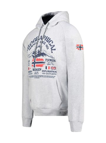 Geographical Norway Hoodie "Gommy" in Grau