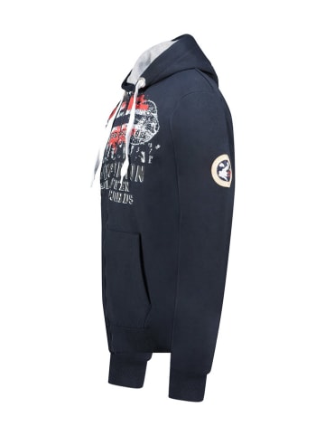 Geographical Norway Sweatvest "Gelegant" donkerblauw
