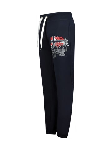 Geographical Norway Spodnie dresowe "Melegant" w kolorze granatowym
