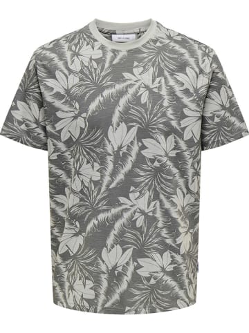 ONLY & SONS Shirt "Perry" in Hellgrün/ Anthrazit
