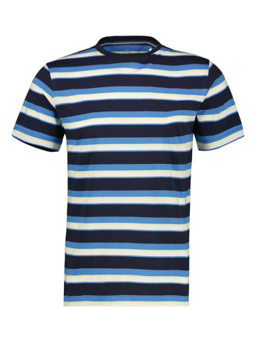 Lerros Shirt in Weiß/ Dunkelblau/ Hellblau
