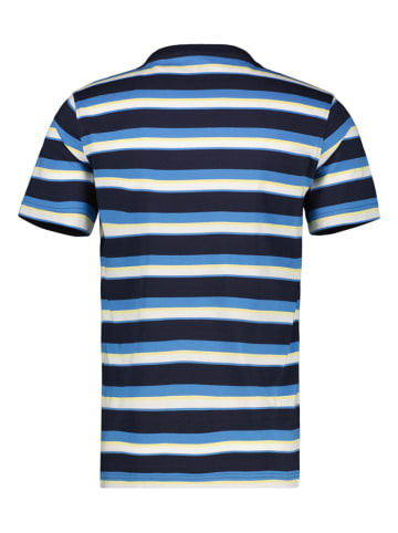 Lerros Shirt in Weiß/ Dunkelblau/ Hellblau