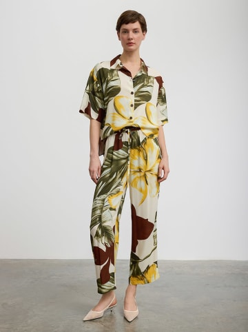 BGN Broek groen/crème
