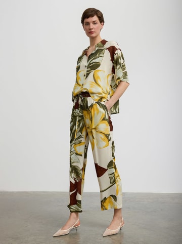 BGN Broek groen/crème