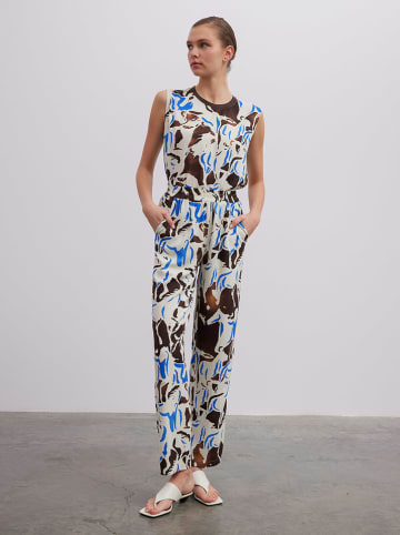 BGN Hose in Creme/ Braun