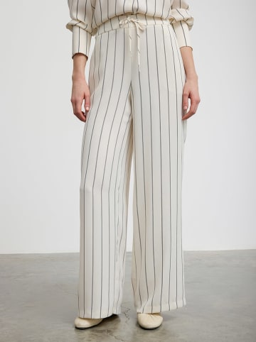 BGN Marlenehose in Creme/ Schwarz