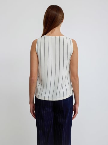 BGN Blusentop in Creme/ Schwarz