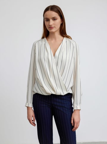 BGN Bluse in Creme/ Schwarz