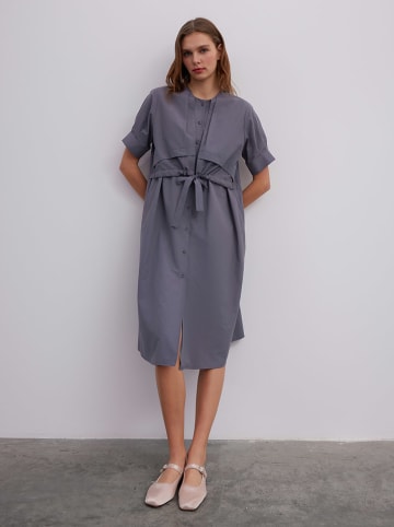 BGN Kleid in Anthrazit