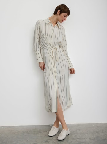 BGN Kleid in Creme/ Schwarz
