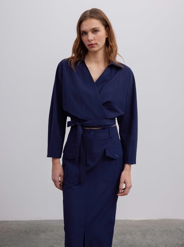 BGN Bluse in Dunkelblau