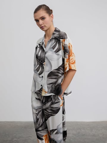 BGN Bluse in Schwarz/ Weiß