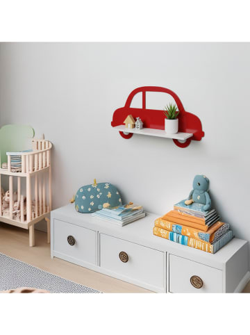 Woody Kids Wandmeubel rood/wit - (B) 33 x (H) 25 x (D) 10 cm