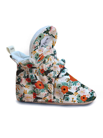 hippodino Pantoffels wit/meerkleurig