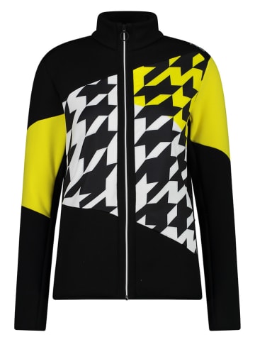 CMP Fleecejacke in Schwarz/ Gelb