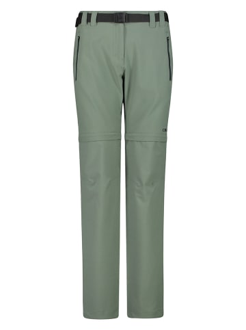 CMP Spodnie funkcyjne Zipp-Off w kolorze khaki