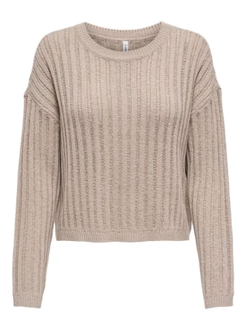 ONLY Sweter w kolorze beżowym