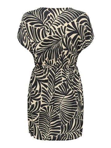 ONLY Kleid in Beige/ Schwarz