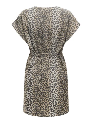 ONLY Jurk lichtbruin/beige/zwart