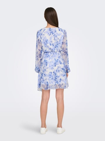 ONLY Kleid in Weiß/ Hellblau
