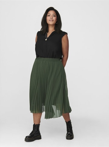 ONLY Carmakoma Bluse in Schwarz