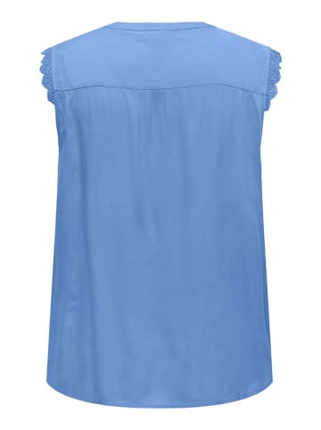ONLY Carmakoma Bluse in Blau