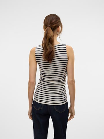 Vero Moda Top w kolorze biało-czarnym