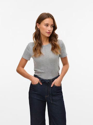 Vero Moda Koszulka w kolorze szarym
