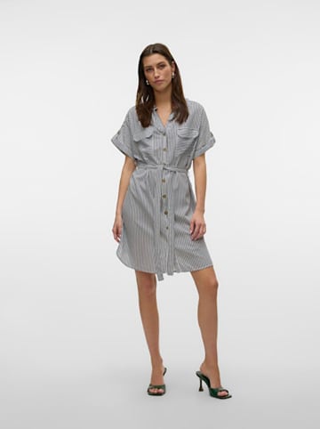 Vero Moda Jurk zwart/wit