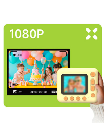 Techkidz Digitalkamera mit Sofortdruck "Instakid" in Grün - ab 8 Jahren