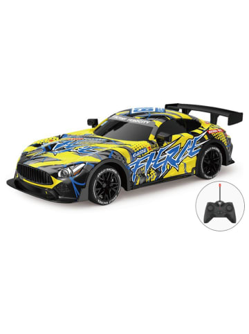 Techkidz RC auto geel - vanaf 6 jaar