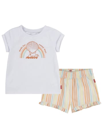 Levi's Kids 2-częściowy zestaw w kolorze białym ze wzorem