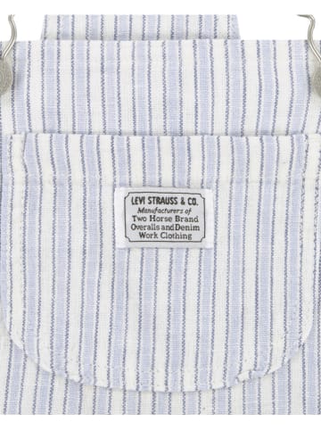 Levi's Kids Jeans-Latzhose in Hellblau/ Weiß