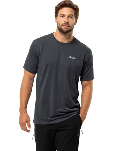 Jack Wolfskin Funktionsshirt "Vonnan" in Anthrazit