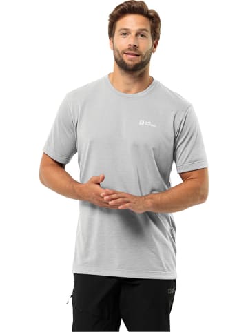 Jack Wolfskin Koszulka funkcyjna "Vonnan" w kolorze szarym