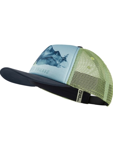 Jack Wolfskin Cap "Animal" in Hellblau/ Grün