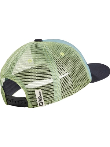 Jack Wolfskin Czapka "Animal" w kolorze błękitno-zielonym