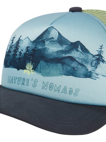 Jack Wolfskin Cap "Animal" in Hellblau/ Grün