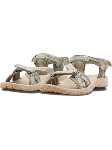 Jack Wolfskin Sandały trekkingowe "Ladewood Ride" w kolorze szaro-beżowym