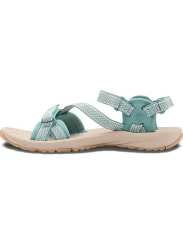 Jack Wolfskin Sandały trekkingowe "Ladewood Ride" w kolorze turkusowym