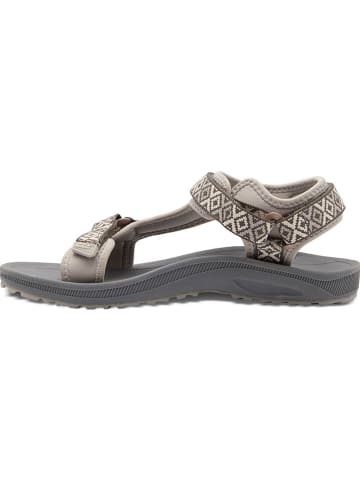Jack Wolfskin Sandały trekkingowe "Wave Breaker" w kolorze szaro-beżowym